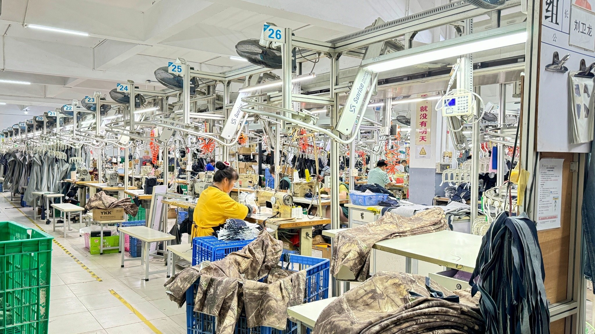 Guangdong Shunde Leka Clothing Design Co., Ltd สายการผลิตของโรงงาน