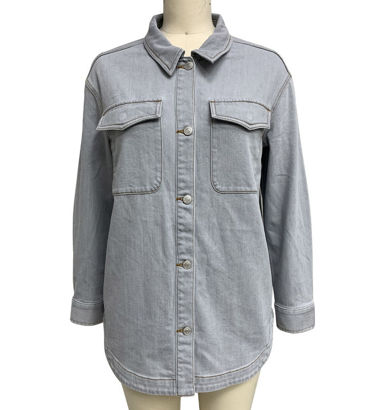 เสื้อเดนม์ขนาดใหญ่ สําหรับสไตล์ที่ผ่อนคลายและไม่ยุ่งยาก